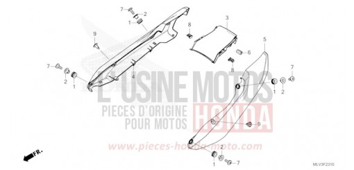 CAPOT ARRIERE CB1000ST de 2026